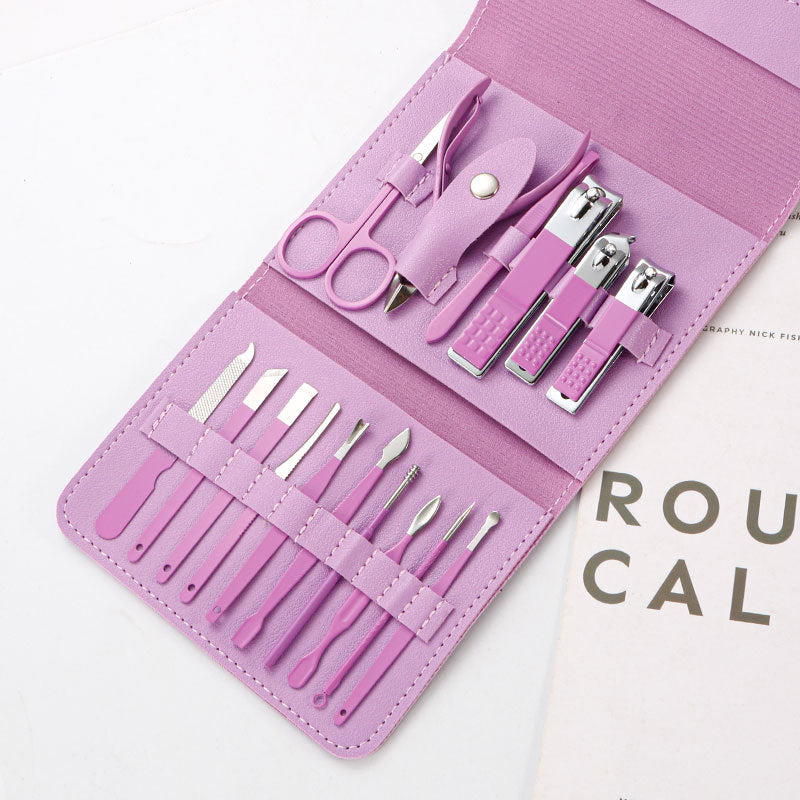 Set de cuidado de uñas 16 piezas (10 colores)-ES