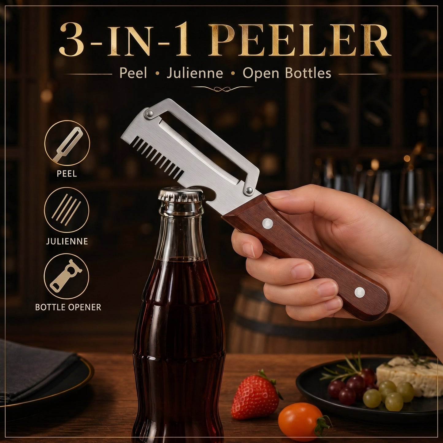 Colección Heritage: Set culinario multifuncional 3 en 1 Artisan-ES