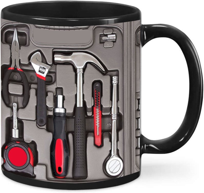 ⚡KIBER PIRMADIENIO IŠPARDAVIMAS🔧⚡Mechaniko įrankių dėžės puodelis🍵-LT