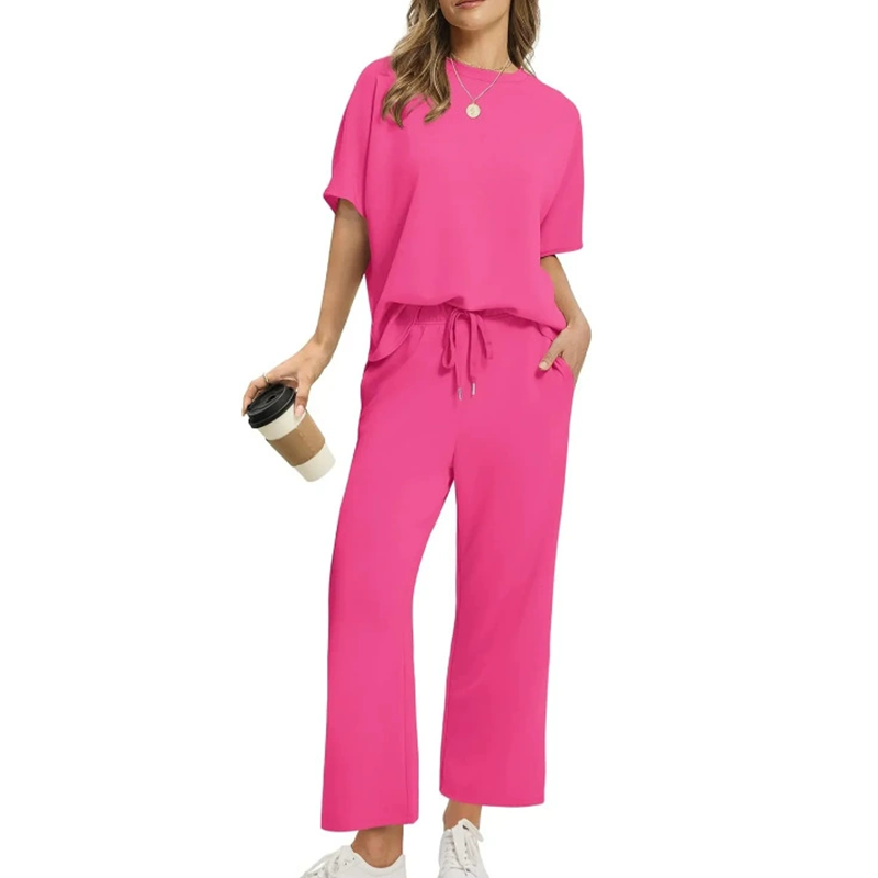 💕Top y pantalón casual de mujer-ES