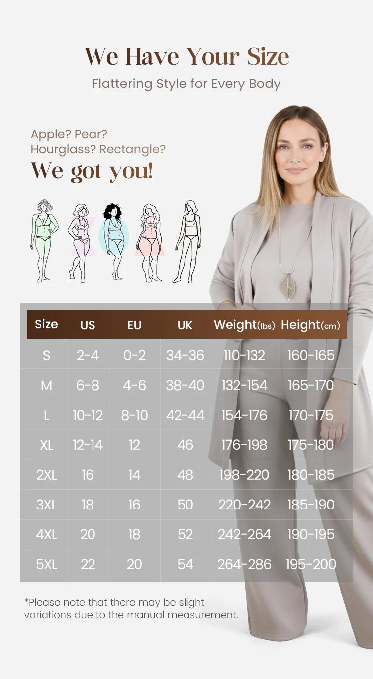 ⏳Oferta especial por tiempo limitado⏰Elegante conjunto de 3 piezas que incluye cárdigan largo, top y pantalón💞-ES