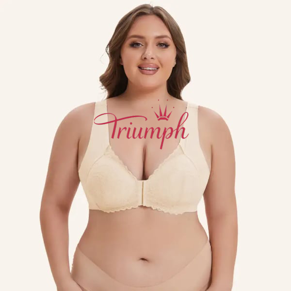 Triumph - (3 kom) 5D oblikovani grudnjak bez žice s prednjim kopčanjem-HR