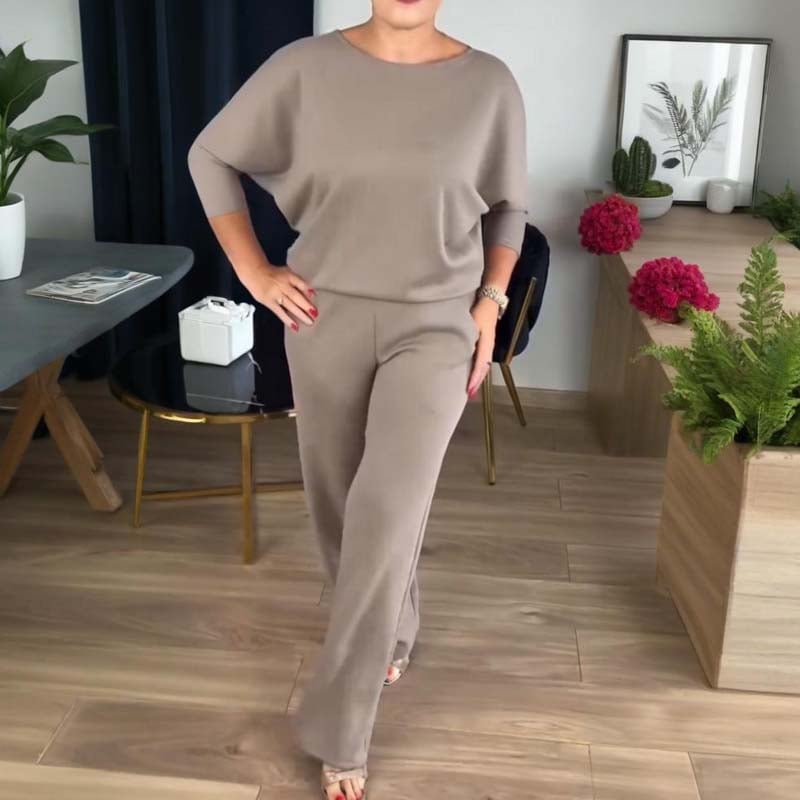 ⏳Oferta especial por tiempo limitado⏰Elegante conjunto de 3 piezas que incluye cárdigan largo, top y pantalón💞-ES