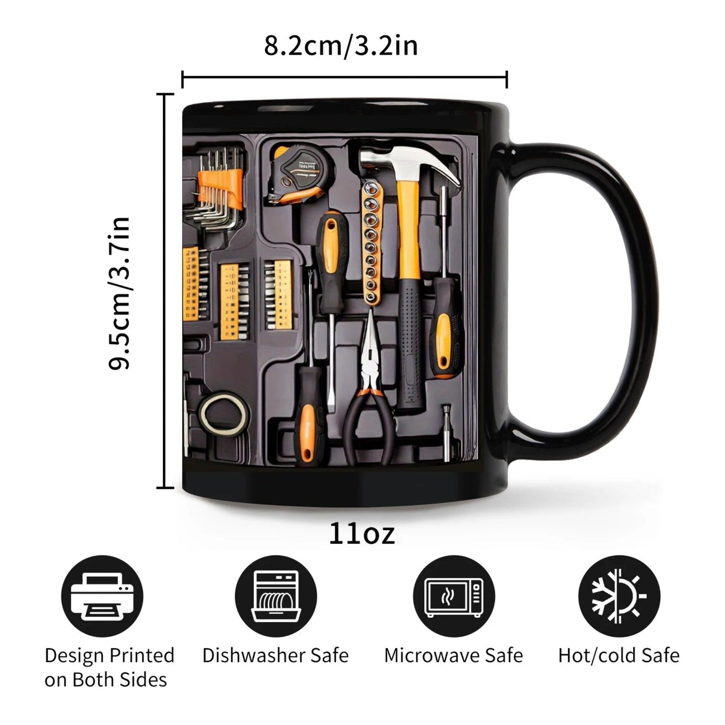 ⚡KIBER PIRMADIENIO IŠPARDAVIMAS🔧⚡Mechaniko įrankių dėžės puodelis🍵-LT