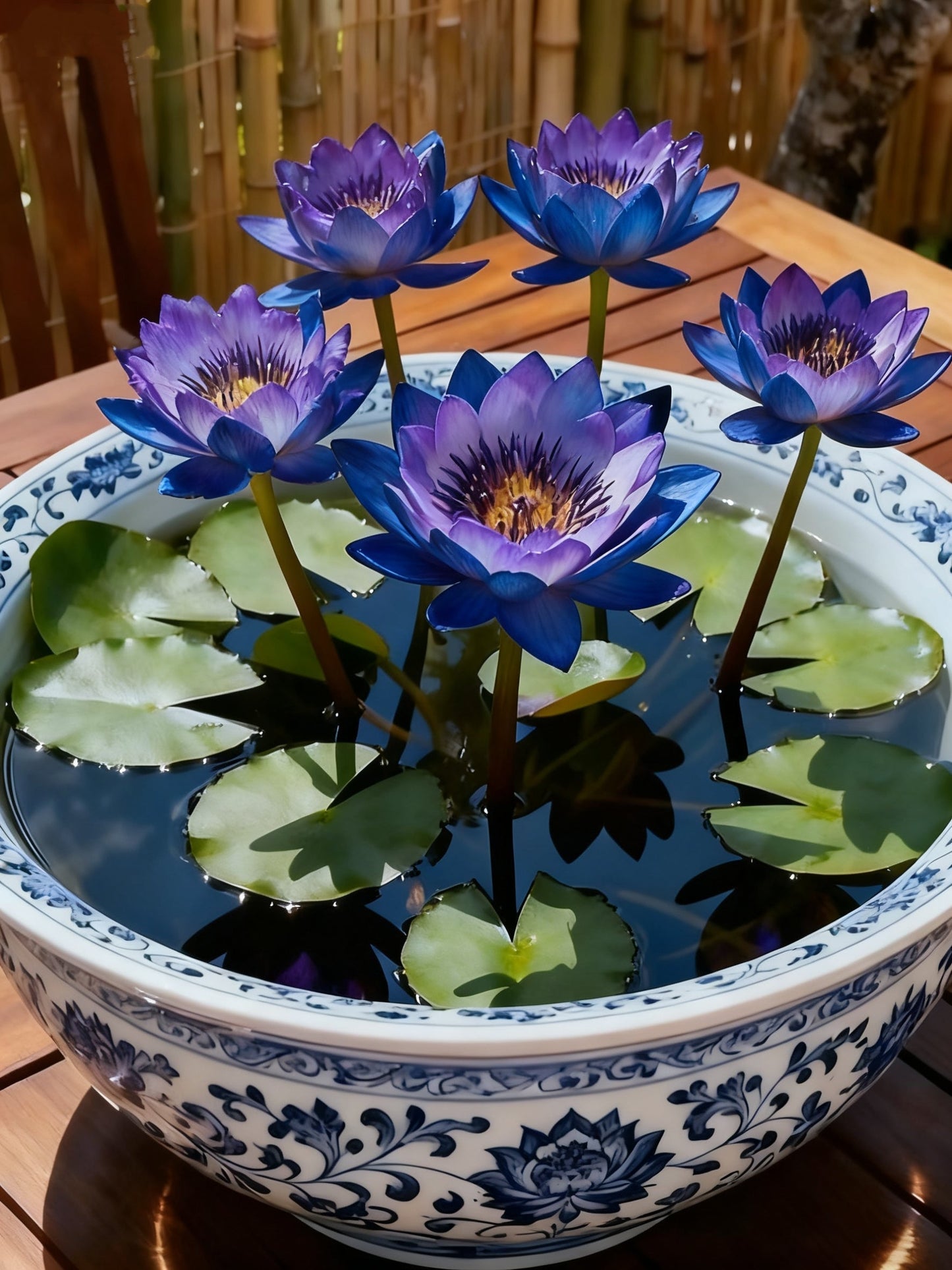 🌌💜 Senčni lotos – redka lepotica na vašem vrtu🌸-SI