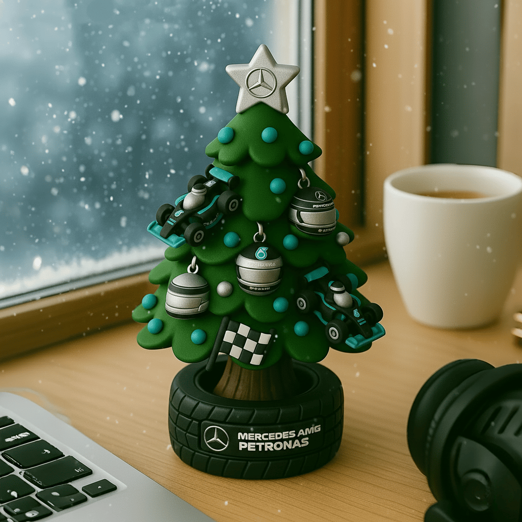 Árbol de Navidad en miniatura estilo equipo de F1-ES
