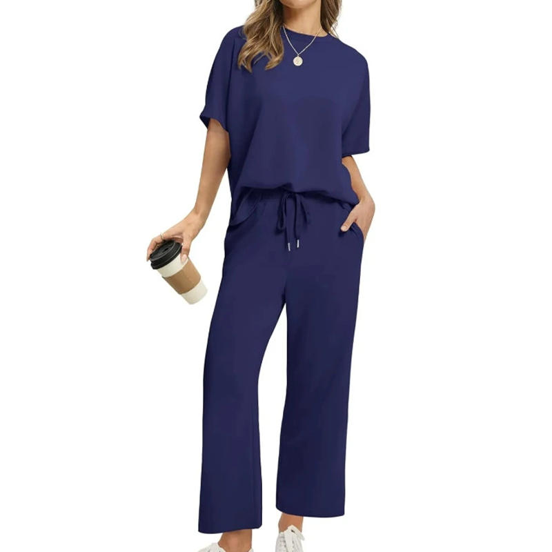 💕Top y pantalón casual de mujer-ES