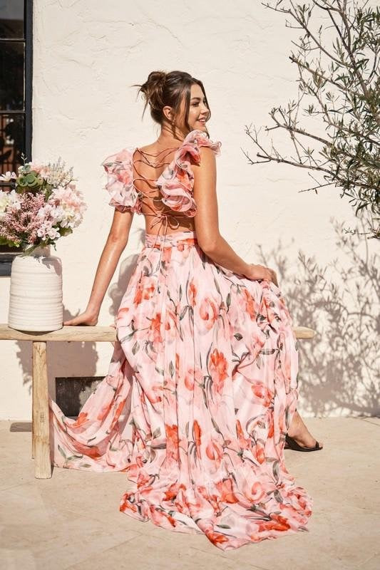 🍓Vestido plisado sexy y elegante con estampado-ES