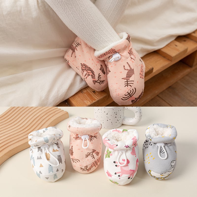 🔥 ¡Por tiempo limitado, 50% de descuento! ❄️ Botitas de bebé con forro de piel calentita 👶💕-ES