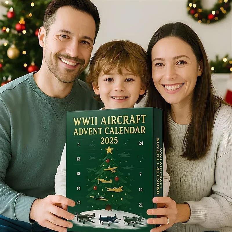 Calendario de Adviento de Aviones 2025 Avión de la Segunda Guerra Mundial-ES