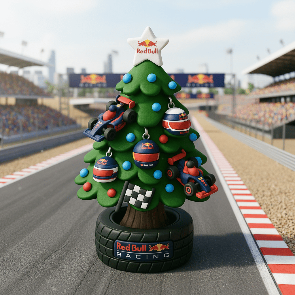 Árbol de Navidad en miniatura estilo equipo de F1-ES