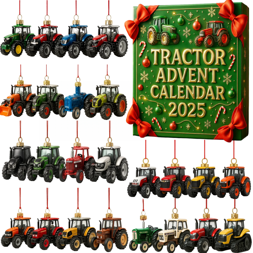 🌲Regalo de Navidad: Calendario de Adviento de Tractores 2025-ES