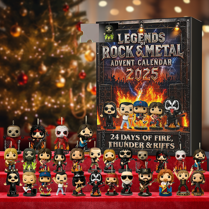 Calendario de Adviento de Leyendas del Rock 2025-ES