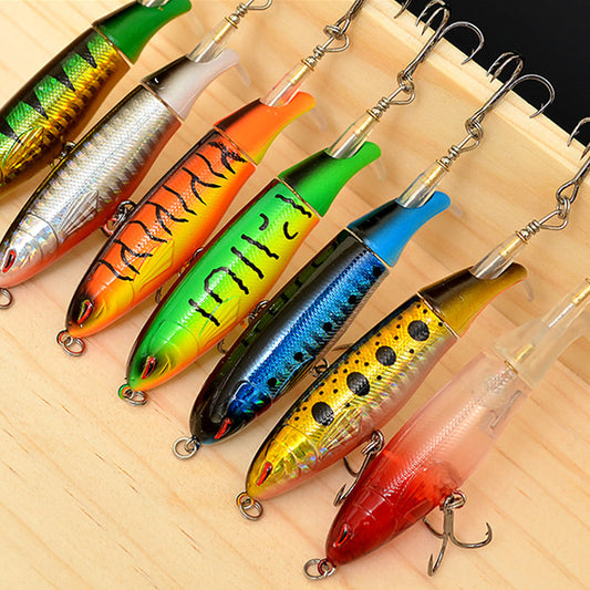 🔥1+1 gratis🔥 Envío de señuelos de pesca giratorios flotantes con polvo🎣-ES