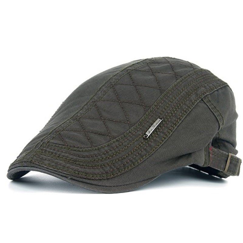 Gorra plana ajustable y transpirable para hombre.-ES