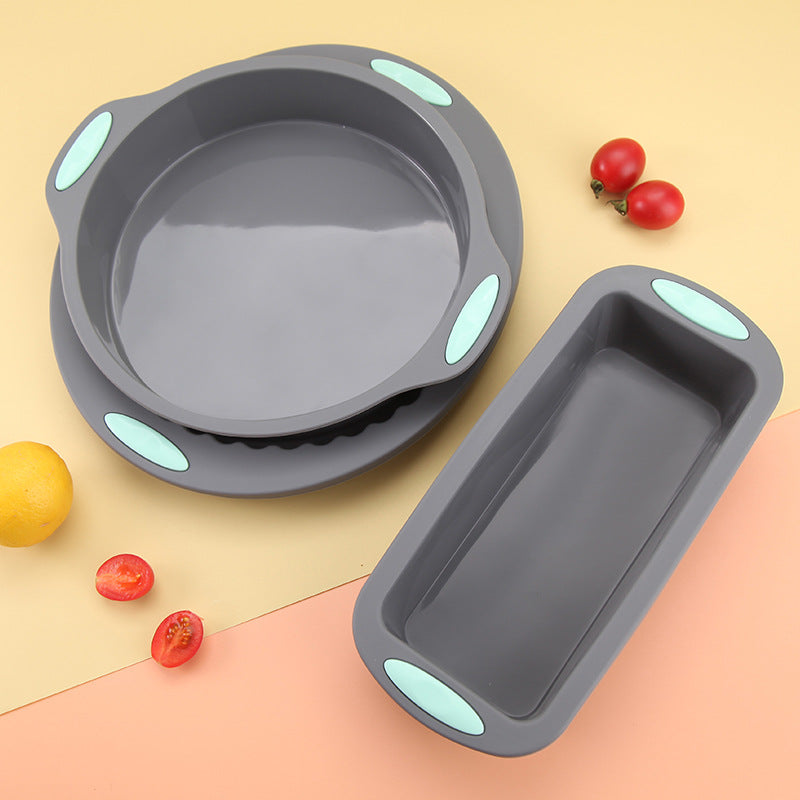 Juego de moldes de silicona para pasteles para hornear fácilmente-ES