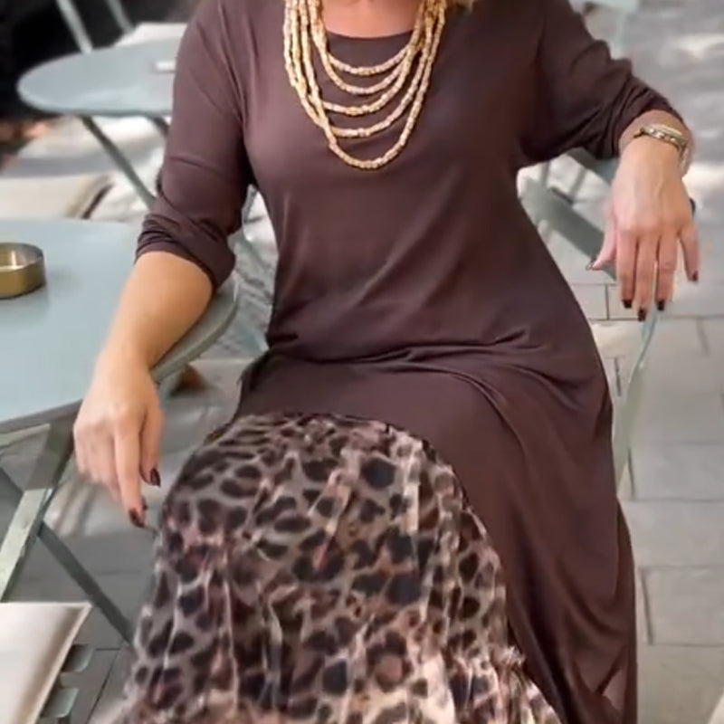 ✨Vestido de mujer de manga larga con dobladillo irregular💃-ES