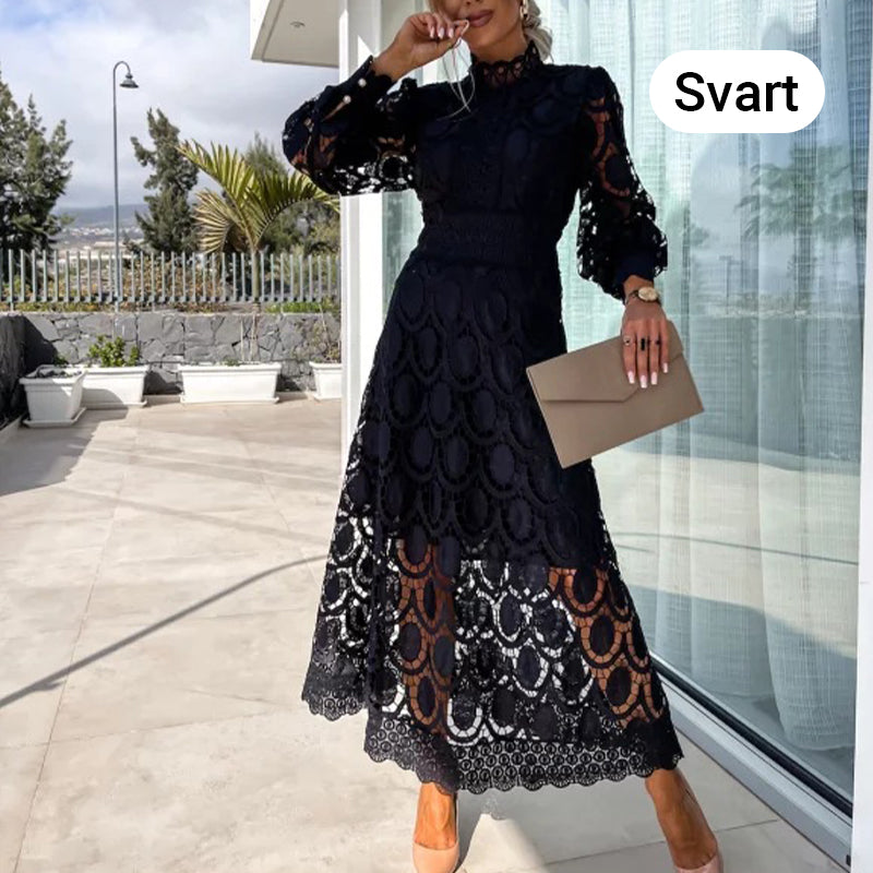 🛍️ Elegantne čipkaste obleke za ženske z dolgimi rokavi-SI