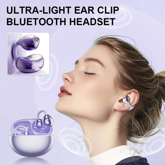 🎧Εξαιρετικά ελαφριά ακουστικά Bluetooth με κλιπ αυτιών-GR