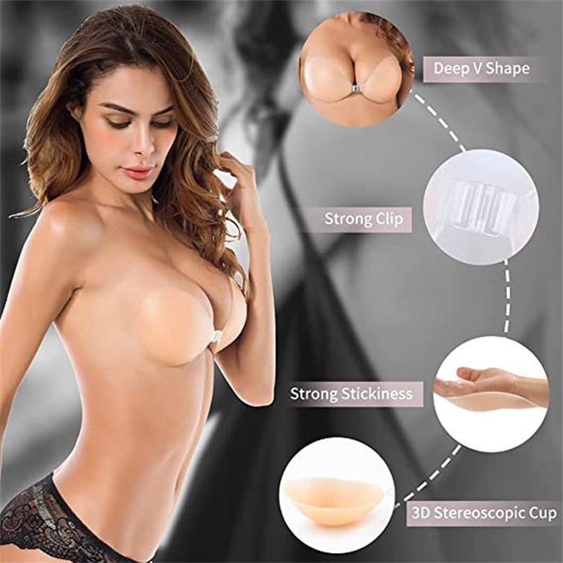 👙 Αόρατο αυτοκόλλητο σουτιέν push-up-GR