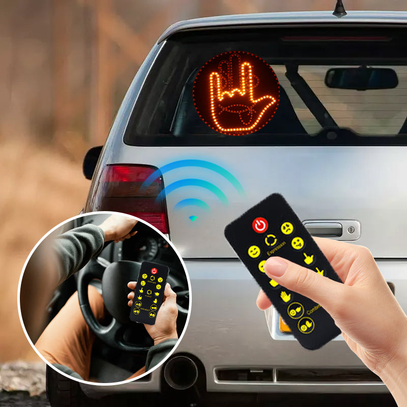 „Expression and Gesture“ LED prietaisų skydelio apšvietimas automobilio galiniam langui-LT