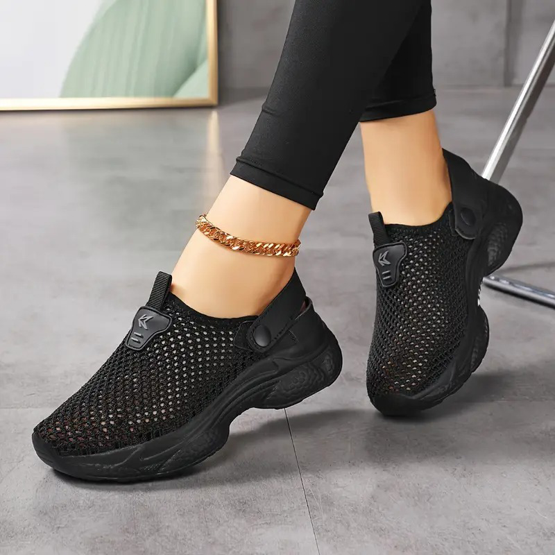 Zapatillas de malla transpirable para mujer.-ES