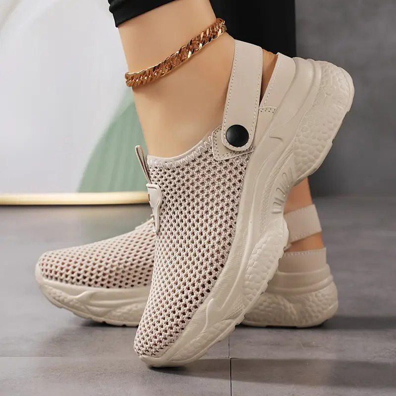 Zapatillas de malla transpirable para mujer.-ES