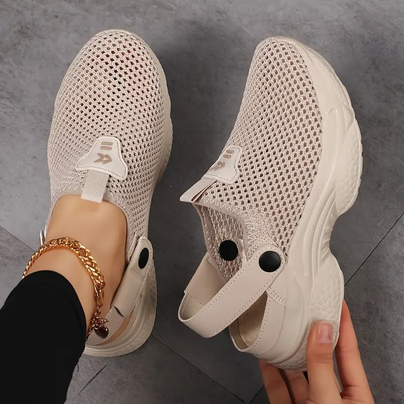 Zapatillas de malla transpirable para mujer.-ES