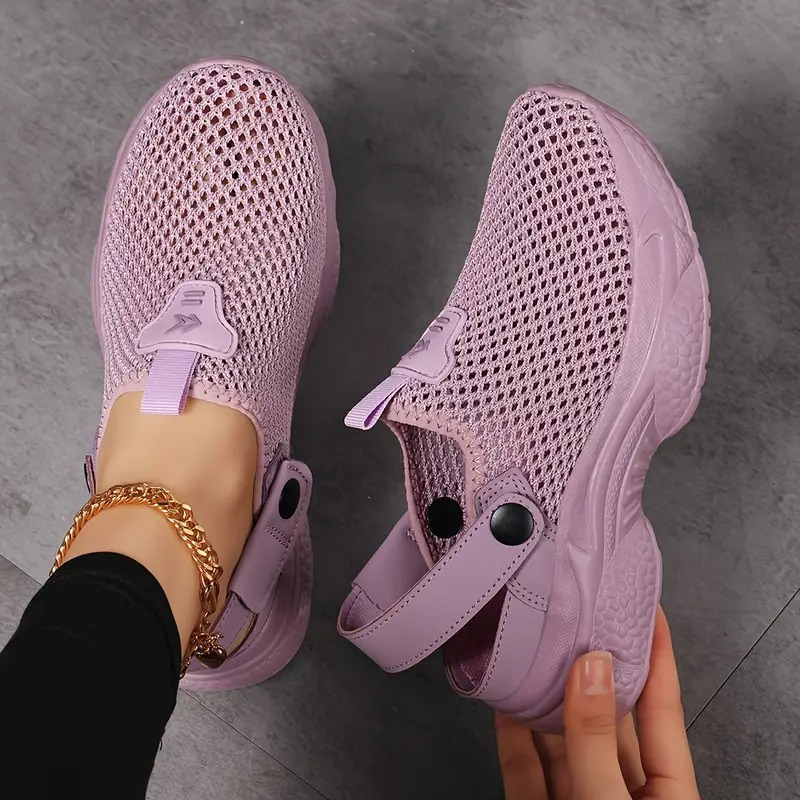 Zapatillas de malla transpirable para mujer.-ES