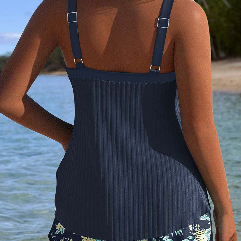 【S-3XL】👙Komplet kupaćeg kostima i kratkih hlačica s printom-HR