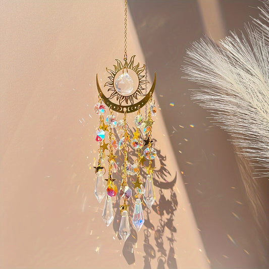 🌙Amuleto de cristal lunar para exteriores-ES