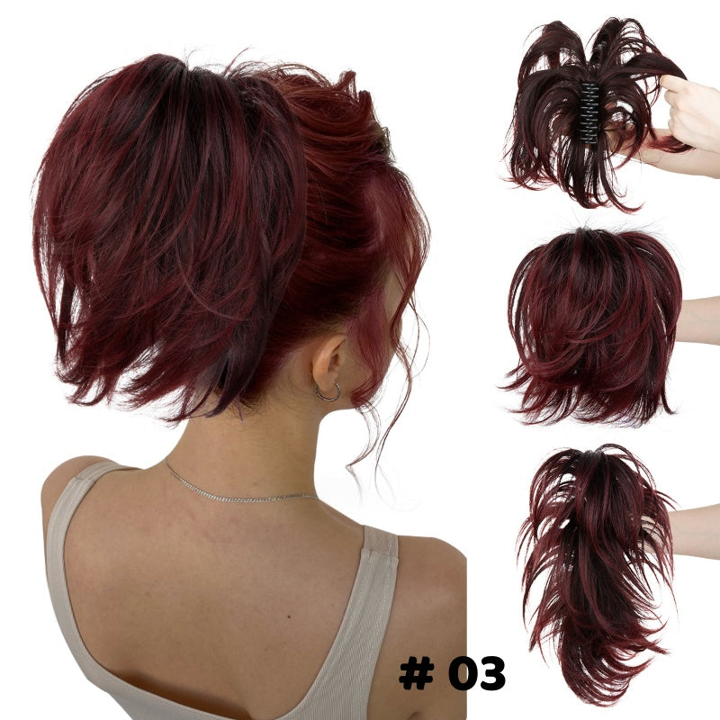 🌸 Extensiones de cabello para mujer: garras y coleta-ES