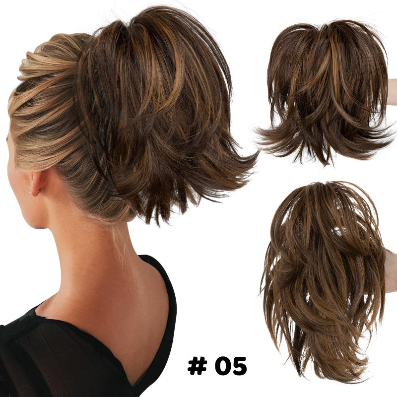 🌸 Extensiones de cabello para mujer: garras y coleta-ES