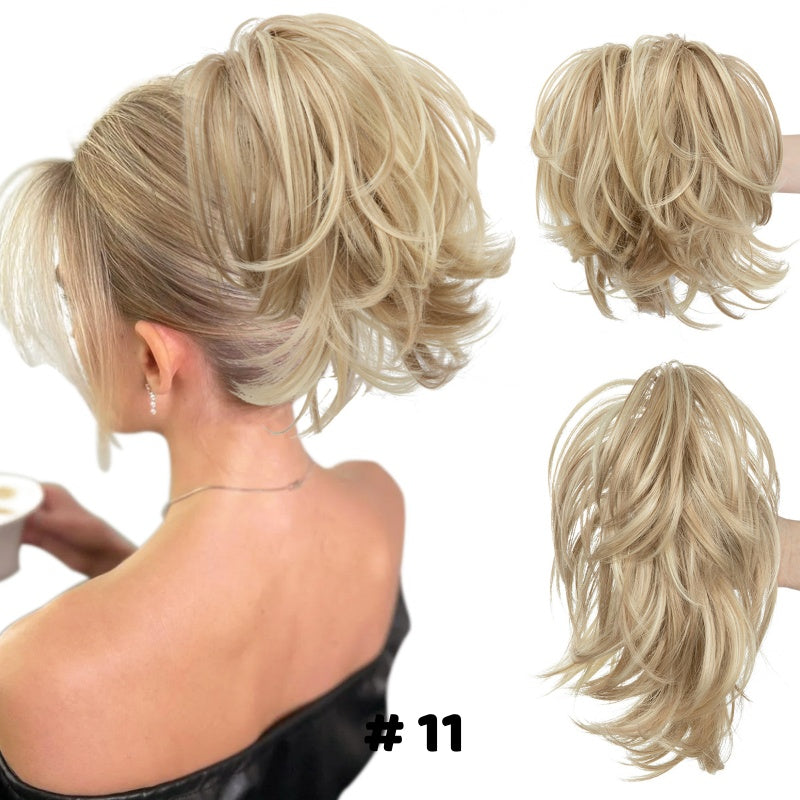 🌸 Extensiones de cabello para mujer: garras y coleta-ES
