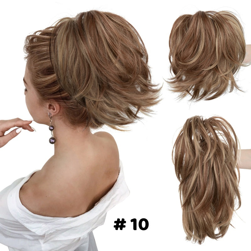🌸 Extensiones de cabello para mujer: garras y coleta-ES