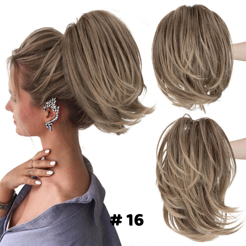 🌸 Extensiones de cabello para mujer: garras y coleta-ES