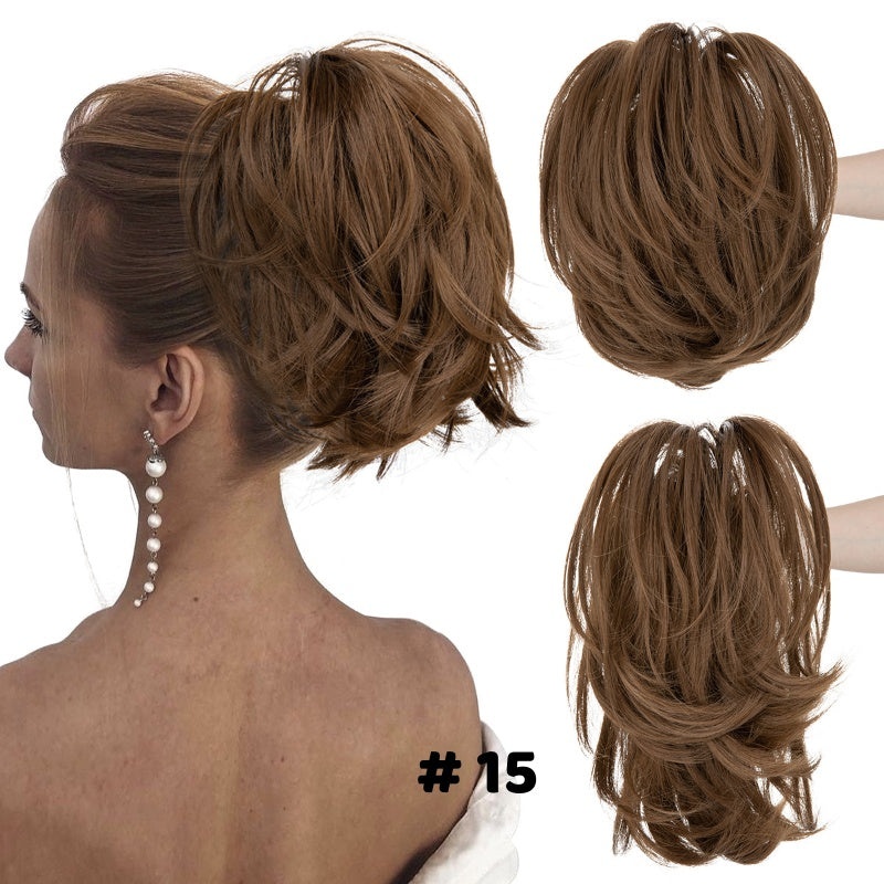 🌸 Extensiones de cabello para mujer: garras y coleta-ES