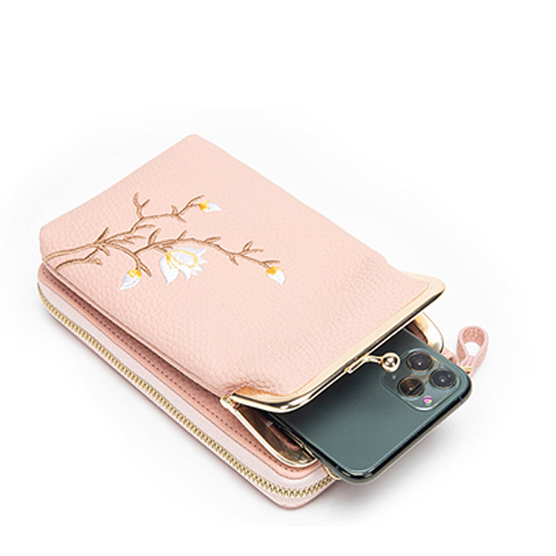 🔥👛Moteriška mobiliojo telefono piniginė per petį🌸-LT