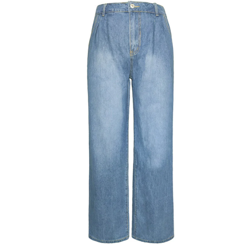 【S-3XL】👖💦Moteriški laisvalaikio džinsai skalbto stiliaus-LT