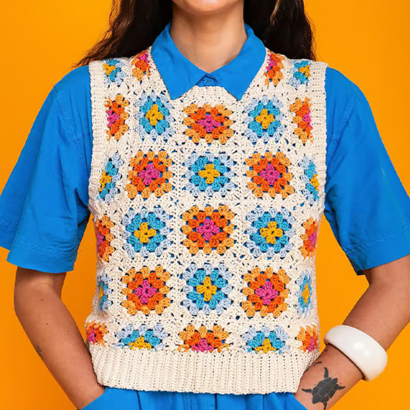 🧶✨Močiutės kvadratinių kortų žaidimas – 50 raštų, kuriuos galima derinti ir sukurti-LT