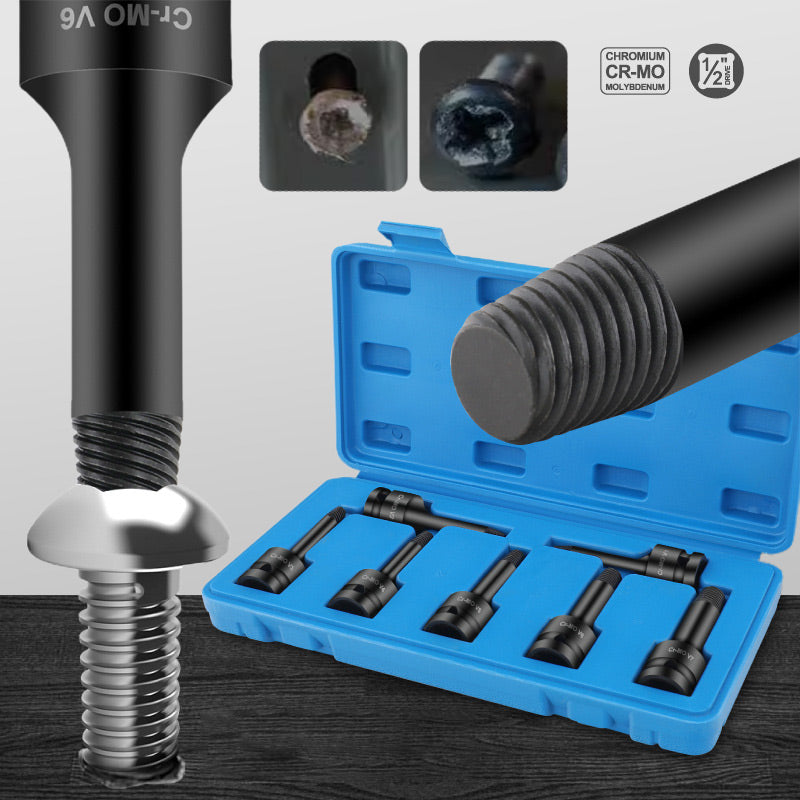 🔥 Kit de extracción de destornillador dañado 👨‍🔧🛠️--ES