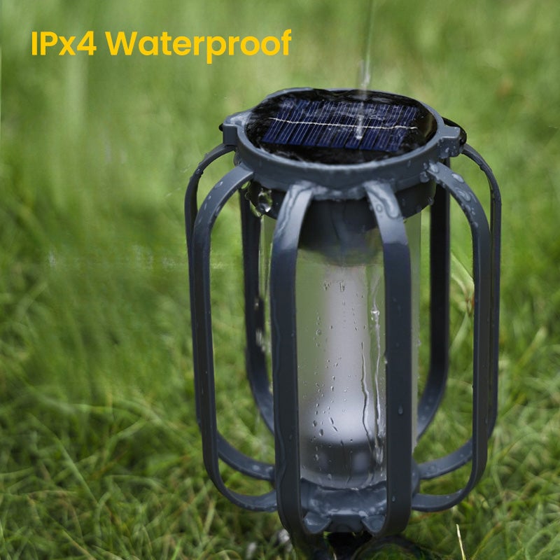 Luz solar para acampar al aire libre con clasificación IPX65-ES