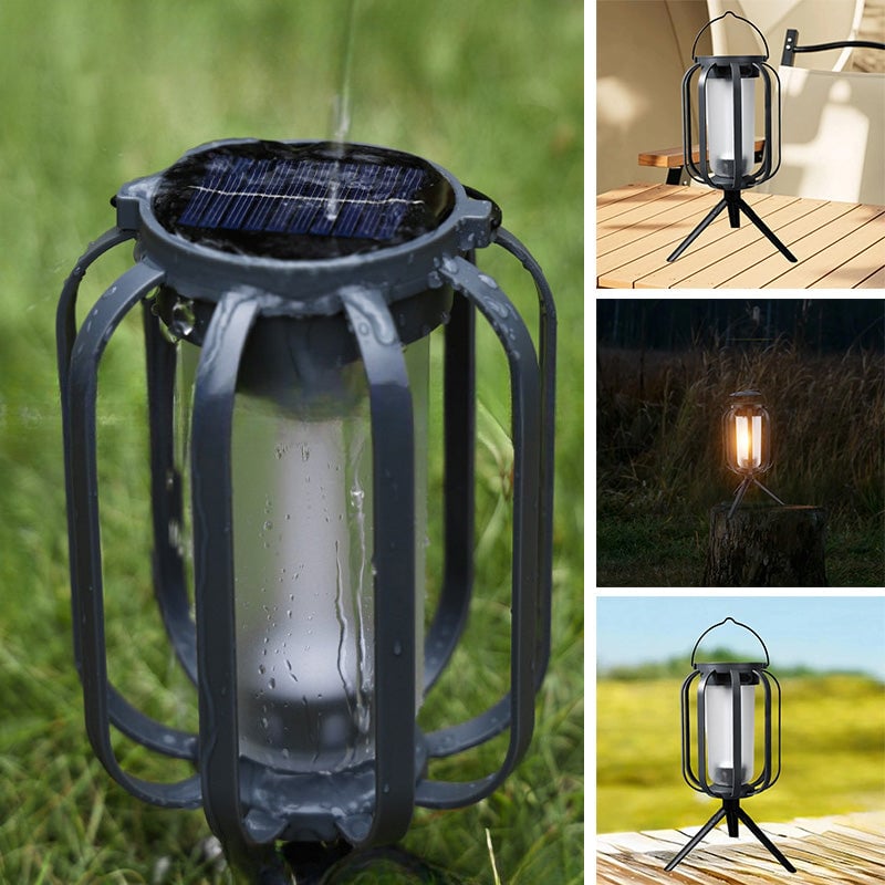 Luz solar para acampar al aire libre con clasificación IPX65-ES