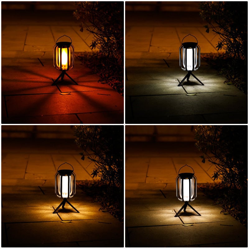 Luz solar para acampar al aire libre con clasificación IPX65-ES