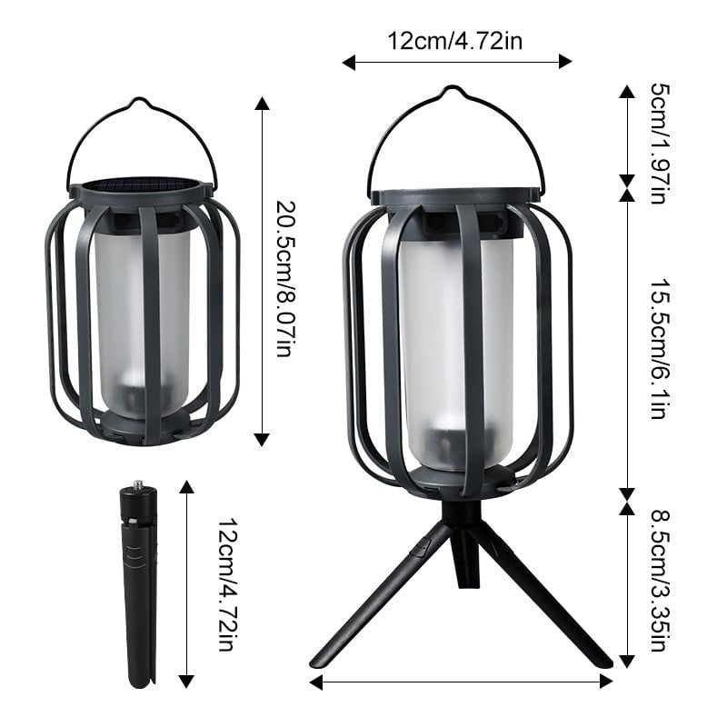 Luz solar para acampar al aire libre con clasificación IPX65-ES