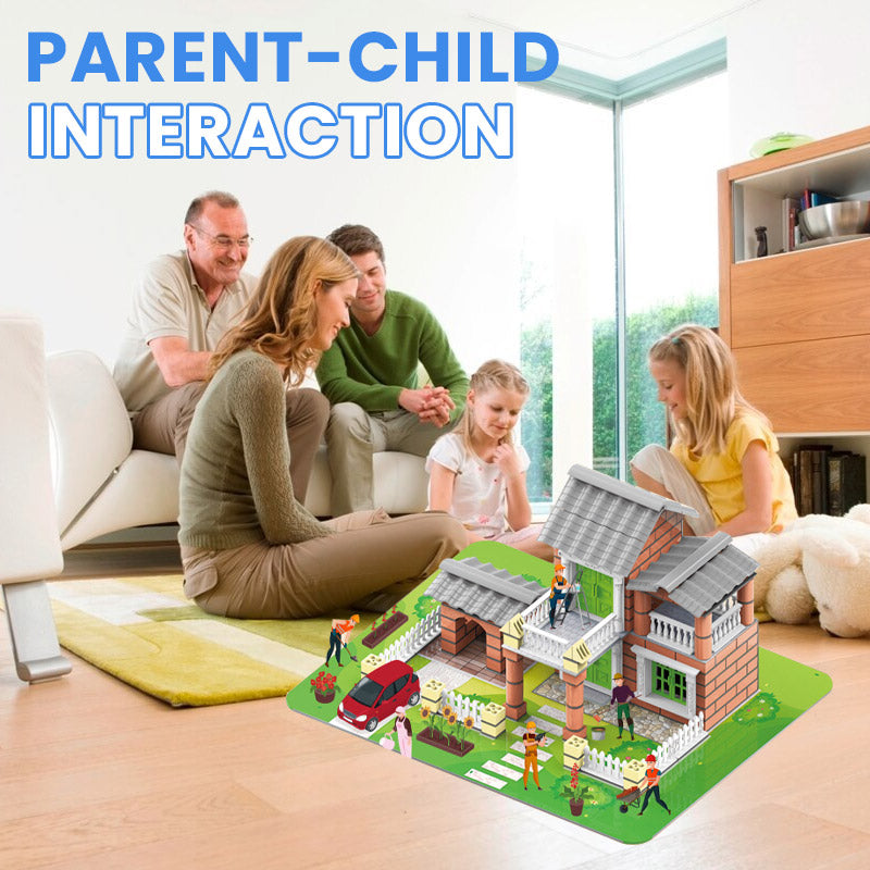 🏠Surenkamas mini konstrukcinis rinkinys-LT