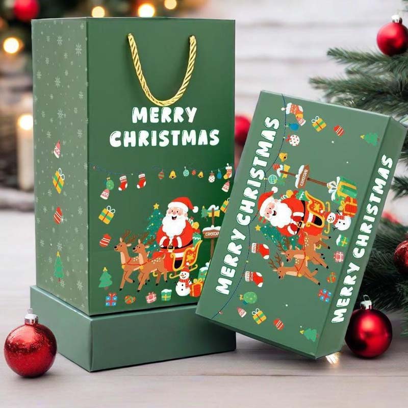 🎅 Unikali sulankstoma kalėdinė dovanų dėžutė🎄✨-LT
