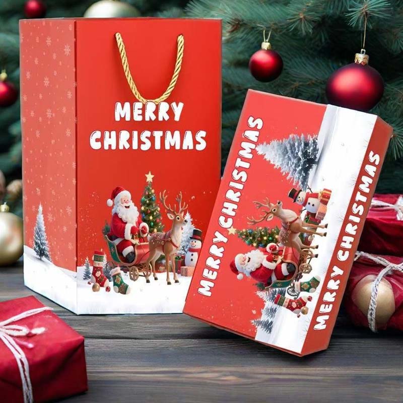 🎅 Unikali sulankstoma kalėdinė dovanų dėžutė🎄✨-LT