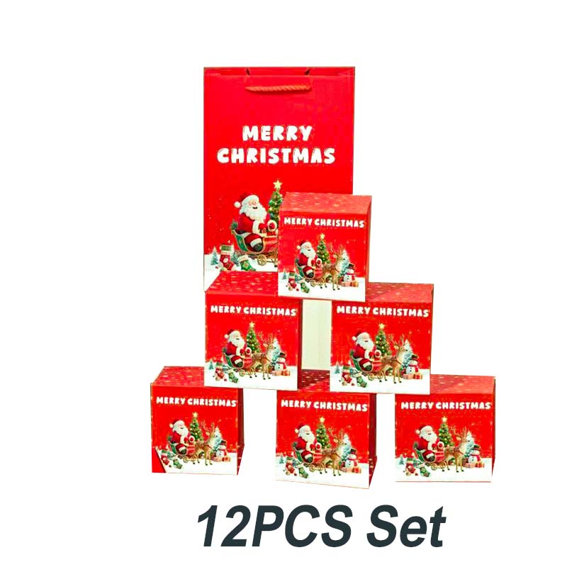 🎅 Unikali sulankstoma kalėdinė dovanų dėžutė🎄✨-LT
