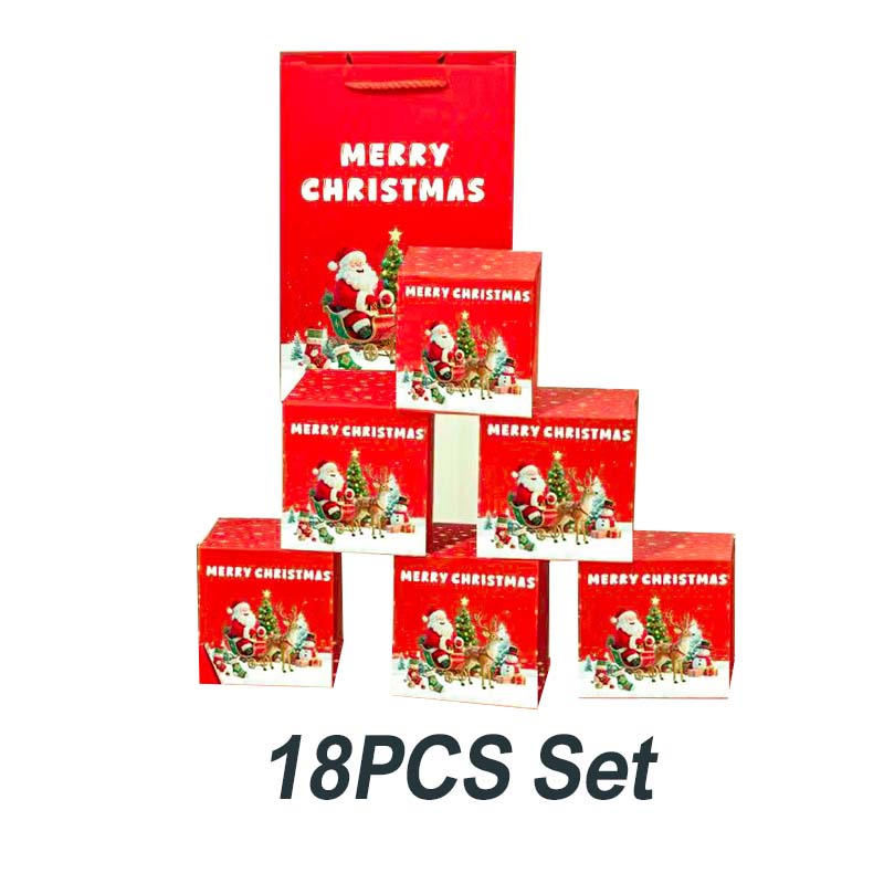 🎅 Unikali sulankstoma kalėdinė dovanų dėžutė🎄✨-LT